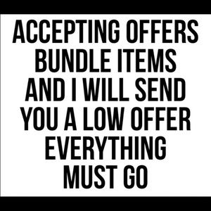 🖤MOVING EVERYTHING MUST GO🤍